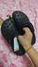卡駱馳（CROCS）經(jīng)典云朵老爹鞋洞洞鞋時(shí)尚百搭女鞋拖鞋一腳蹬|206750 黑色-001(含智必星) 38 (240mm) 曬單實(shí)拍圖