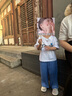 A 21 FUNB全家福親子裝夏裝一家三口四口母子沙灘T恤母女裙褲套裝海邊洋氣 媽媽L(建議體重100-115斤) 曬單實拍圖