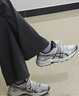 亞瑟士ASICS網(wǎng)面跑鞋百搭男鞋緩震運動鞋透氣跑步鞋 GEL-CONTEND 4 白色/銀色 42 曬單實拍圖