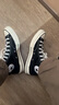 匡威（Converse）官方 寬版1970S經典帆布男女休閑運動鞋黑色162050C 常規(guī)鞋型/162050C 38 曬單實拍圖