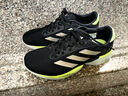 adidas領(lǐng)航系列Supernova Eterno舒適隨心暢跑慢跑鞋男女阿迪達斯 黑色/亮金屬鐵灰/綠   40.5 曬單實拍圖