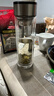 富光玻璃杯純鈦抗菌泡茶杯子 一鍵開(kāi)蓋茶水分離杯 高硼硅雙層男士水杯 曬單實(shí)拍圖