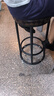 高腳凳酒吧凳三環(huán)吧臺椅家用高凳子圓凳手機柜臺游戲凳 京東快遞 68高【黑架棕色螺旋面】 曬單實(shí)拍圖