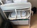 iuu嬰兒洗澡盆兒童浴盆大號寶寶可折疊可坐可躺新生兒童用品 【北歐灰】浴盆+可調(diào)節(jié)浴架+臉盆 材質(zhì)：食品級PP材質(zhì)，安全無異味 曬單實拍圖