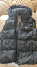 雪中飛男士羽絨馬甲短款連帽時(shí)尚休閑90絨保暖防寒無(wú)袖羽絨外套男 曬單實(shí)拍圖