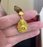 中鑫珠寶喜報三元古法黃金葫蘆吊墜足金999鏤空福祿掛墜男女款禮物 【多退少補】克重約8.97克 曬單實(shí)拍圖