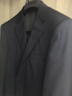 雅戈爾（YOUNGOR）西服男士050款上衣秋冬青年男套西上衣羊毛面料經(jīng)典西服 藏青 XL 180/100A 曬單實(shí)拍圖