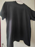 QGF圓領(lǐng)寬松短袖女生夏季新款純棉正肩t恤半高領(lǐng)內搭外穿半截袖上衣 黑色 L 【建議100-130斤】 曬單實(shí)拍圖