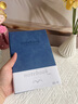 嘉然恒商務(wù)膚感羊巴皮筆記本本子A5加厚軟皮面記事本文具高顏值辦公用品工作日志會議記錄本企業(yè)定制藍色 曬單實拍圖
