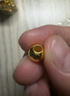 同心鳳黃金足金999轉運珠大金珠路路通吊墜項鏈墜子手串DIY配珠 1g,8MM大金珠-多退少補 曬單實拍圖