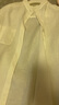 無印良品（MUJI）男式 漢麻水洗 立領(lǐng) 長袖襯衫 男士襯衣外套男裝25年夏季AC216A5S 淡綠色 M (170/92A) 曬單實拍圖