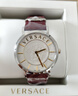 范思哲（VERSACE）瑞士手表女士美杜莎石英表生日禮物送女友VEK400221-36MM紅銀 曬單實(shí)拍圖