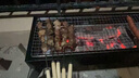 皇馳戶(hù)外燒烤架露營(yíng)便攜可折疊碳烤爐家用烤肉一體收納木炭燒烤架子 曬單實(shí)拍圖