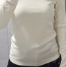 森馬（Semir）[商場同款]長袖T恤女緊身簡約百搭2025春圓領打底衫101125101007 曬單實拍圖