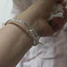 足銀9999吉言盤纏純銀手鐲平安喜樂開口鐲子送女朋友禮物 黃財(cái)神招財(cái)納福38克+證書+禮盒 曬單實(shí)拍圖