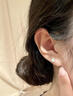 BJYLS999足銀童趣木馬螺絲耳釘女輕奢百搭養耳洞耳環(huán)洗睡免摘兒童耳飾 童趣木馬螺絲耳釘【S999銀】 曬單實(shí)拍圖