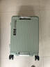 啄木鳥(niǎo)多功能行李箱雙層防爆拉鏈大容量皮箱加厚可坐人輕便可登機旅行箱 草綠色前置雙提手+雙封閉內襯 20英寸 登機箱【適合1-5天出游】 曬單實(shí)拍圖