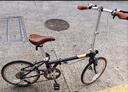 大行（DAHON）D10折疊自行車20英寸10速成人復古風單車HAC003 藍紫幻彩  曬單實拍圖