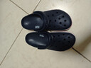 卡駱馳（CROCS）洞洞鞋貝雅卡駱班輕便耐磨一腳蹬休閑鞋|205089 深藍/辣椒紅-4CC 43 (270mm) 曬單實(shí)拍圖