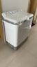 海爾（Haier）雙桶洗衣機(jī)半自動(dòng)自動(dòng)家用 10公斤大容量 家電國(guó)家補(bǔ)貼 以舊換新 雙缸XPB100-729S原廠品質(zhì)  曬單實(shí)拍圖