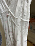 小野七天夫妻調(diào)情睡衣純欲性感睡衣女吊帶睡裙2025新蕾絲網(wǎng)紗小胸禁欲碎花 白色碎花蕾絲（無胸墊） 睡裙+T褲 均碼 80-120斤 曬單實拍圖