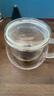 富光花茶杯 男女士茶水分離杯子 雙層辦公泡茶玻璃杯帶把高硼硅水杯 曬單實拍圖