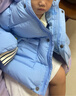 巴拉巴拉嬰兒羽絨服男童冬季短款寶寶外套保暖舒適休閑洋氣清新潮 牛仔藍80312 80 曬單實拍圖