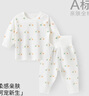 乖奇熊男女寶寶長(cháng)袖長(cháng)褲內衣套裝春秋季嬰兒童純棉家居睡衣服分體兩件套 曬單實(shí)拍圖
