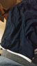 真維斯（JEANSWEST）美式運動(dòng)短褲女夏季薄款2025年新款爆款休閑外穿跑步顯瘦辣妹熱褲 藏青 純色 L 曬單實(shí)拍圖