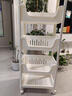 梵儷琳書(shū)架置物架落地家用簡(jiǎn)易多層帶輪學(xué)生玩具收納閱讀移動(dòng)小推車(chē)書(shū)柜 【升級加厚款】3層可移動(dòng)書(shū)架 曬單實(shí)拍圖