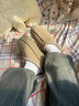 美國 UGG W Tasman 塔斯曼女款穆勒包頭保暖休閑棉鞋雪地靴5955 “沙米白編織加絨”5955-SAND 39 曬單實(shí)拍圖