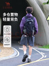 駱駝（CAMEL）戶(hù)外登山包專(zhuān)業(yè)徒步旅游防水輕便背包雙肩包574D789643幻影黑 曬單實(shí)拍圖