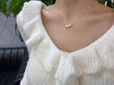 泰聚福海水珍珠微笑項鏈女18K金極光淡水鎖骨鏈頸鏈女禮物送女朋友閨蜜 【特選級】18K金AKOYA海水項鏈 5-5.5mm x 45cm 曬單實(shí)拍圖