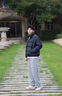 哈吉斯（HAZZYS）男裝 冬款外套蓬松面包服立領(lǐng)休閑羽絨服男ASFZU0BDUA4 深藏青色DN L (175/96A 48) 曬單實(shí)拍圖
