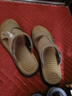 星頭啄木鳥(niǎo)【100%牛皮牛筋底】新款夏季2025涼鞋男真皮男士涼拖鞋兩用沙灘鞋 星頭啄木鳥(niǎo)2322新款卡其 40 曬單實(shí)拍圖
