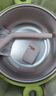 babycare兒童餐具輔食碗注水保溫碗不銹鋼叉勺寶寶吃飯喝水?huà)雰褐軞q禮盒綠 曬單實(shí)拍圖