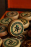 螺鈿象棋黃楊木實木中國象棋紫檀鑲嵌貝殼銀絲檀木紅木送禮收藏 5分 紫檀鑲嵌銀絲款 曬單實拍圖