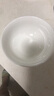斯凱綈（Sky Top）面碗骨瓷米飯碗純白防燙高腳碗陶瓷家用餐具套裝6.25英寸4件 曬單實(shí)拍圖