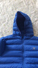 特步（XTEP）特步童裝男童白鴨絨羽絨服輕薄款2024新款兒童冬裝中大童保暖外套 皇家藍 160cm 曬單實(shí)拍圖
