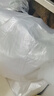 利得賓館酒店專(zhuān)用客房用品一次性白色平口增厚小垃圾袋小號45*45家用透明1000只 曬單實(shí)拍圖