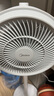 美的（Midea）【暴風(fēng)循環(huán)】空氣循環(huán)扇大風(fēng)量搖頭電風(fēng)扇家用臺式落地扇輕音臥室節能小風(fēng)扇柔風(fēng)輕羽扇 FGA24TQ 曬單實(shí)拍圖