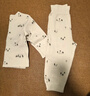 babylove寶寶內衣套裝春秋嬰幼兒加厚保暖高腰護肚家居服雪林松語(yǔ) 雪林松語(yǔ) 90 曬單實(shí)拍圖