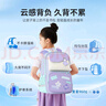 江博士（DR·KONG）護脊減負女生書(shū)包小學(xué)生3-6年級兒童背包男孩雙肩包大容量輕便 曬單實(shí)拍圖