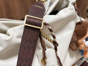 Songmont山下有松虎牙牦牛絨編織肩帶包包配件 虎牙肩帶 紅陶棕撞色 (適配循跡托特) 曬單實(shí)拍圖