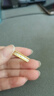 中鑫珠寶滿天星鋯石黃金戒指滿鉆鑲鋯石釘珠指環(huán)足金首飾送女友生日女神節(jié) 金重6.01克（14圈號） 曬單實拍圖