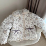嬌彩夢(mèng)冬季睡衣女三層夾棉加厚加絨保暖青年女士純棉家居服套裝 戀念不忘（杏色底） 三層夾棉加厚 L (身高160-170cm，體重105-125斤) 曬單實(shí)拍圖