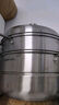 蘇泊爾（SUPOR）蒸鍋304不銹鋼家用高拱蓋蒸籠三層雙層加厚復(fù)底燃?xì)怆姶艩t通用鍋 蒸鍋 3層 30cm 曬單實(shí)拍圖