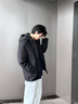 雪中飛秋冬新款鵝絨可脫卸帽男士夾克羽絨服一衣三穿保暖外套高品質(zhì) 黑色|8056 XL /180/96A 曬單實(shí)拍圖