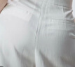 UR2025夏季新款女裝時(shí)尚氣質(zhì)通勤垂感褶飾闊腿褲UWG650050 本白 (偏長(cháng)) M 曬單實(shí)拍圖