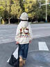 趣味學(xué)院風(fēng)hellokitty印花潮牌連帽衛衣男女加絨加厚寬松秋冬外套 汐-X400白灰 常規 （工廠(chǎng)直銷(xiāo)特價(jià)款） M （建議80-100斤以?xún)龋?曬單實(shí)拍圖